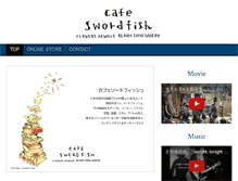 Tablet Screenshot of cafeswordfish.com